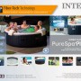 Intex PureSpa Plus aufblasbarer Whirlpool mit Massagefunktion für bis zu 6 Personen.
