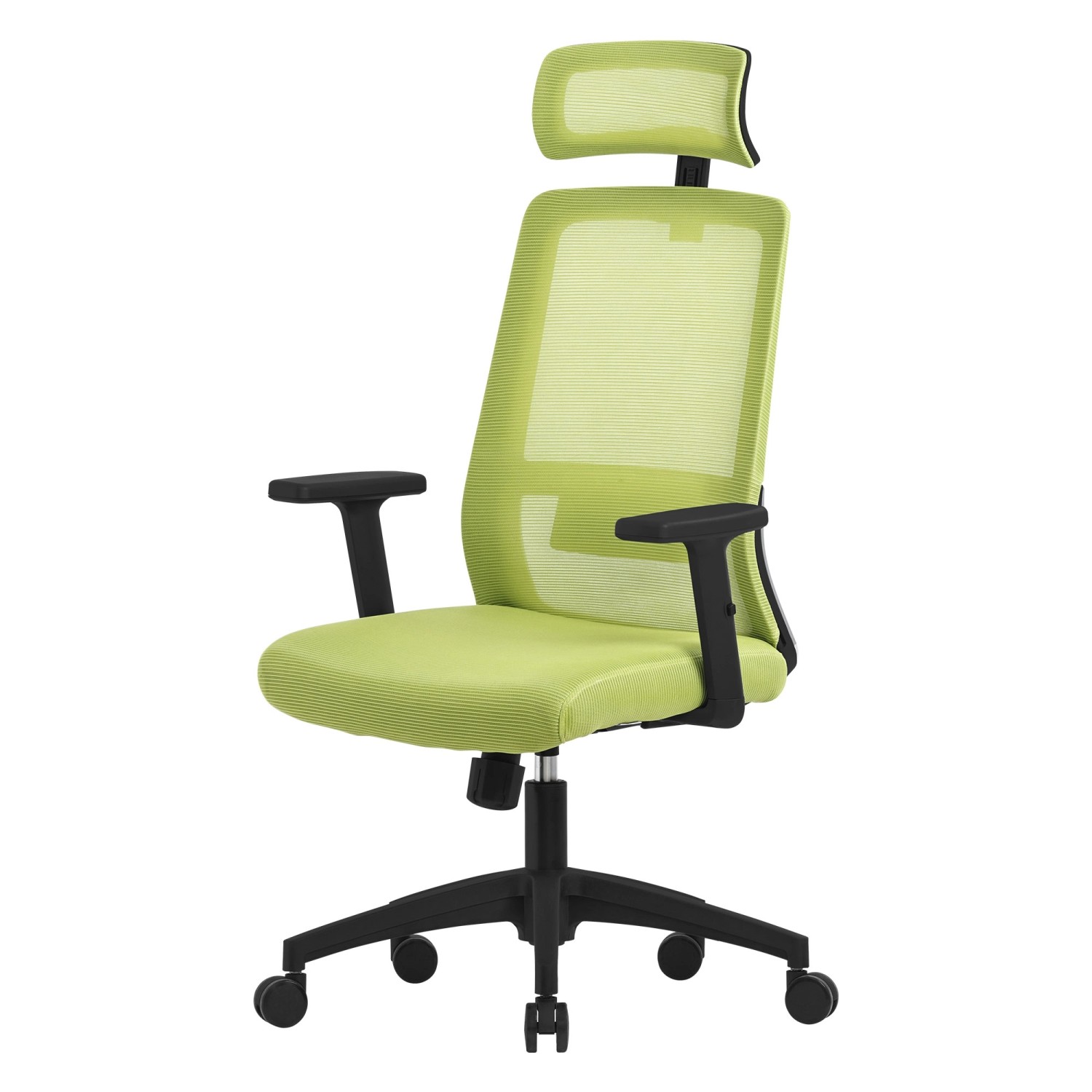 ML-Design Bürostuhl Ergonomisch Grün Mesh Drehstuhl mit Rollen