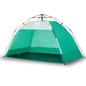 vidaXL Strandzelt 2 Personen Seegrün Quick Release Wasserdicht 4005294