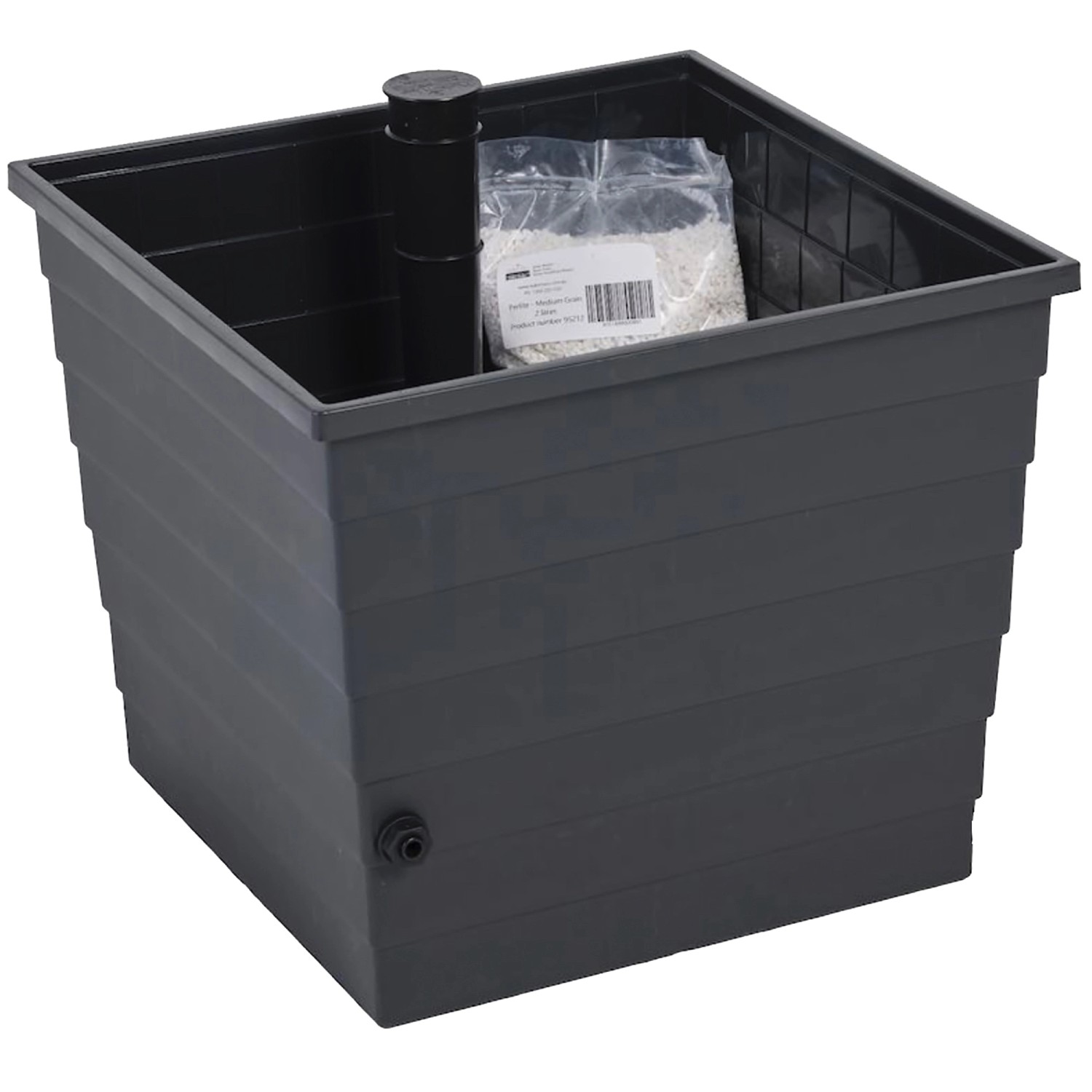 WaterUps Pflanzkübel 48 cm x 48 cm x 43 cm Anthrazit günstig online kaufen