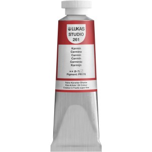 Tube Lukas Studio Ölfarbe Karmin, 37ml, Premium-Qualität für Künstler.