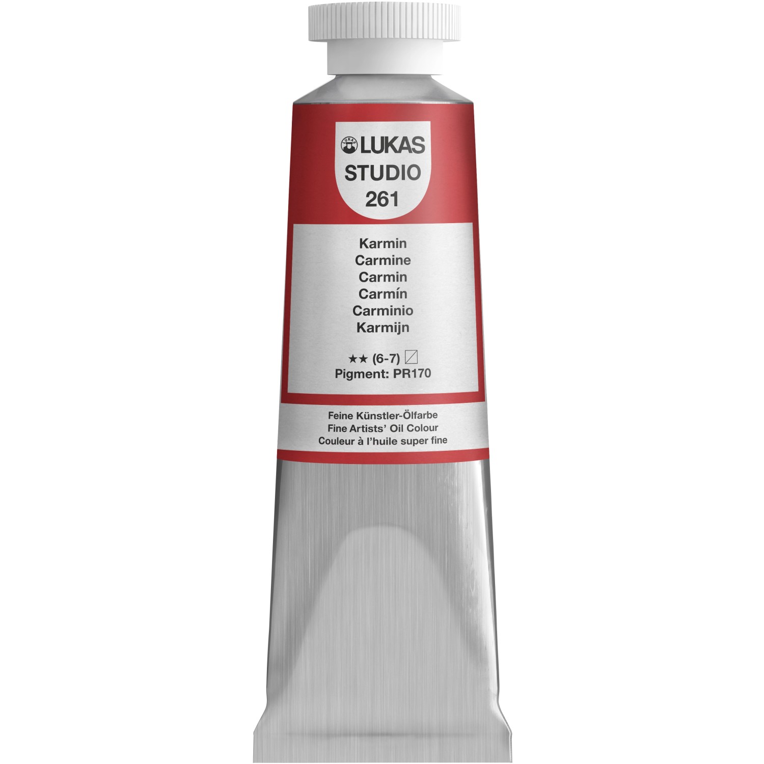 Lukas Studio Ölfarbe 37 ml Premium-Qualität Karmin