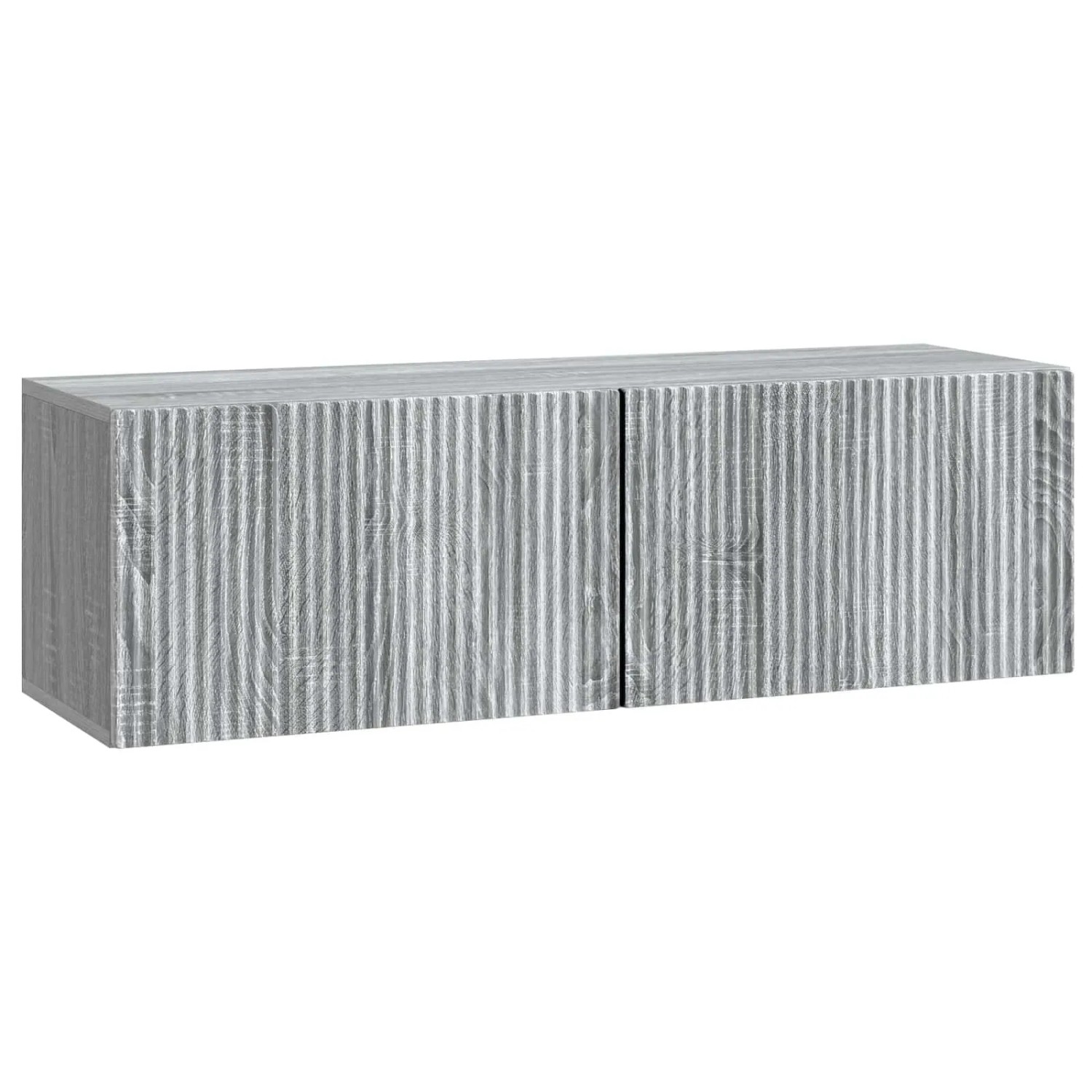 vidaXL Wandmontierter TV-Schrank Graues Sonoma 98 x 31 x 30 cm 898561