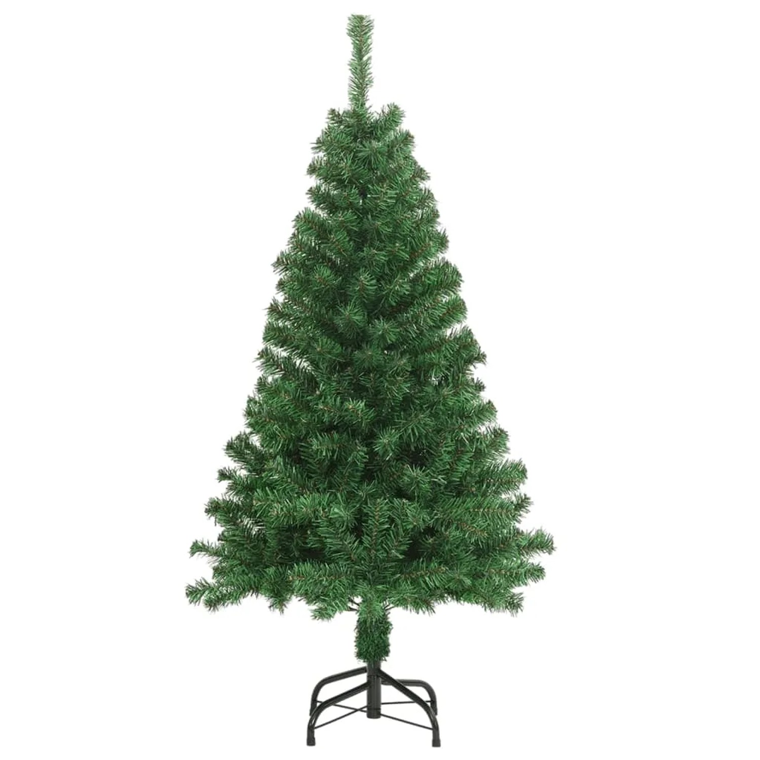 vidaXL Künstlicher Weihnachtsbaum mit Dicken Zweigen Grün 120 cm PVC 328424