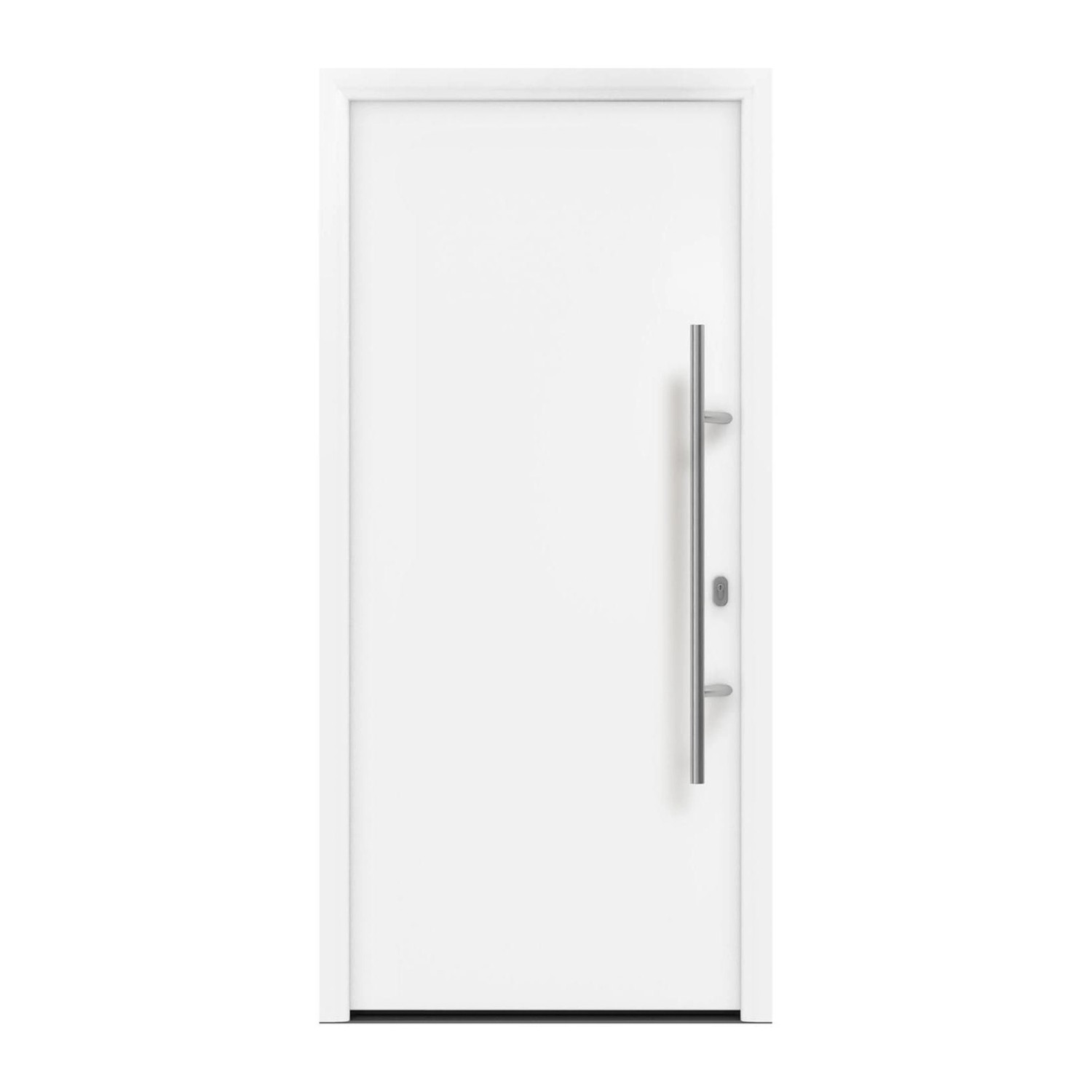 EcoStar Haustür Isopro IP 010 Verkehrsweiß 110 cm x 210 cm DIN R günstig online kaufen