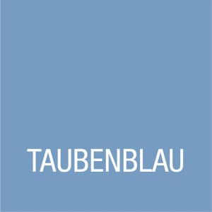 Farbfeld der Bondex Dauerschutz-Farbe in Taubenblau, seidenglänzend.