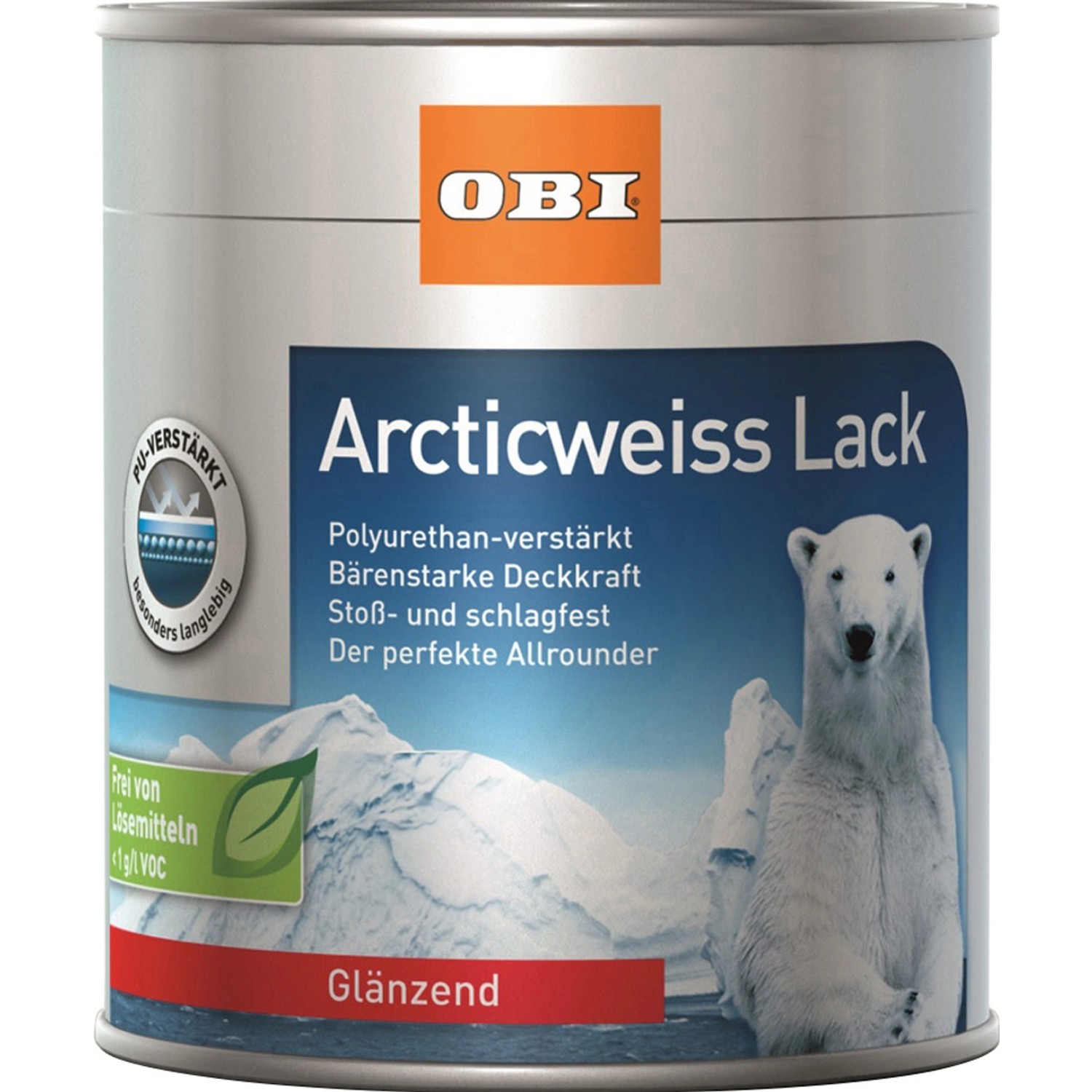 OBI Arctic Weißlack glänzend 2 l
