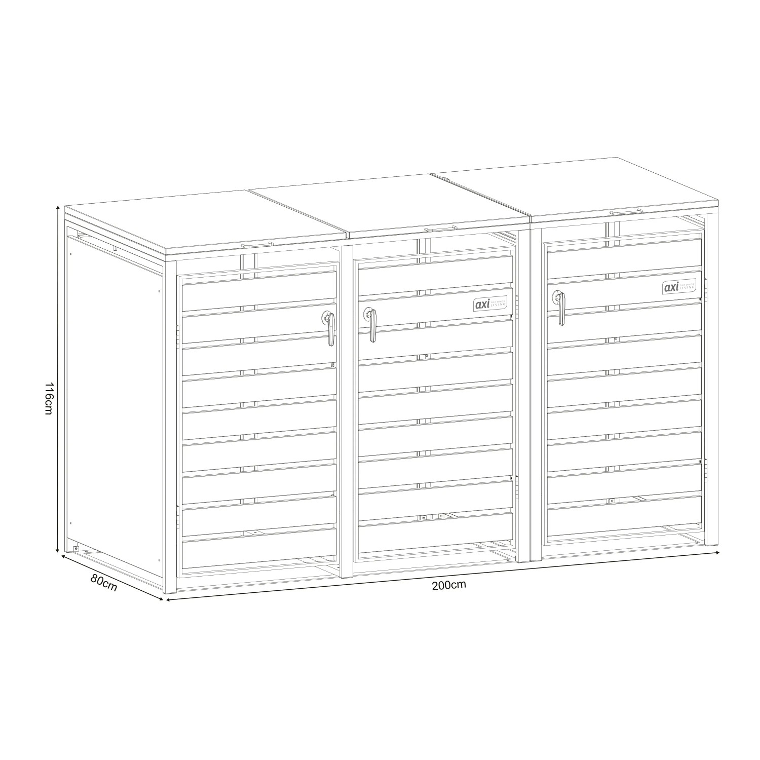 Küchenzeile Cindy 240 Anthrazit | SW10012