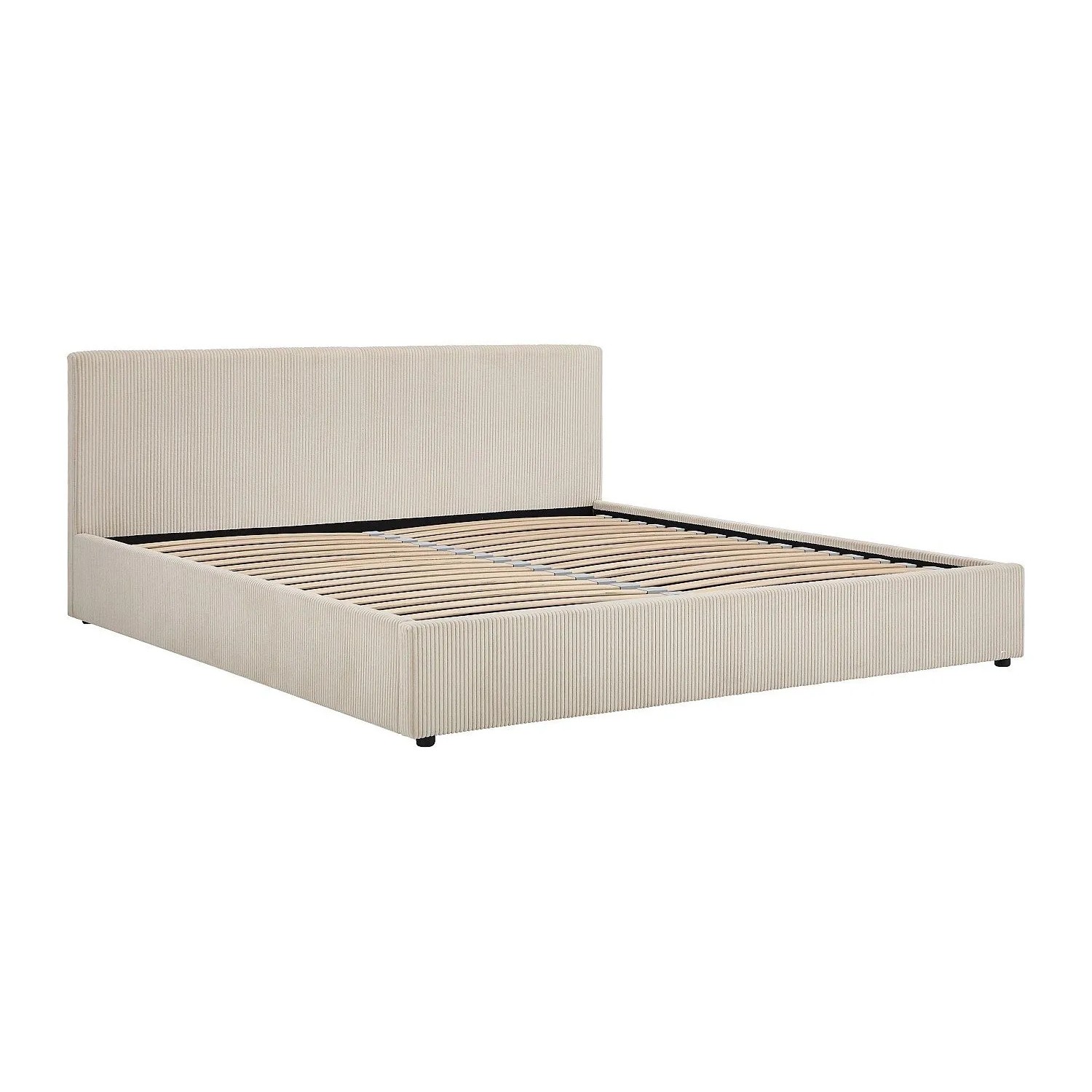 Vente-unique Bett Mit Bettkasten Valme Cremefarben 209 cm