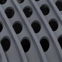 Detailaufnahme der Heissner Aqua Craft Eco Filterpumpe mit runden Öffnungen.