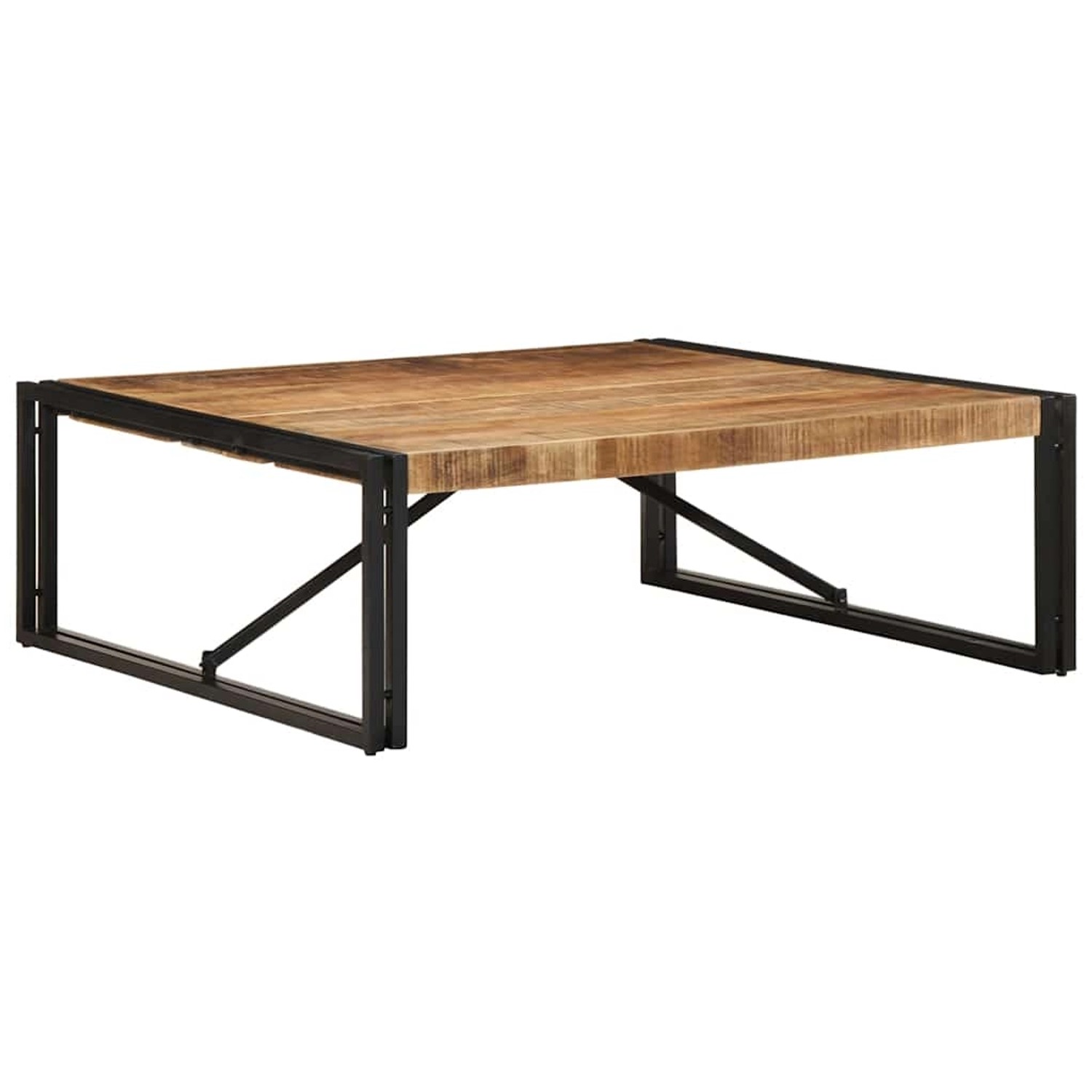 vidaXL Couchtisch 100x100x35 cm Raues Massivholz Mango 4016667 günstig online kaufen