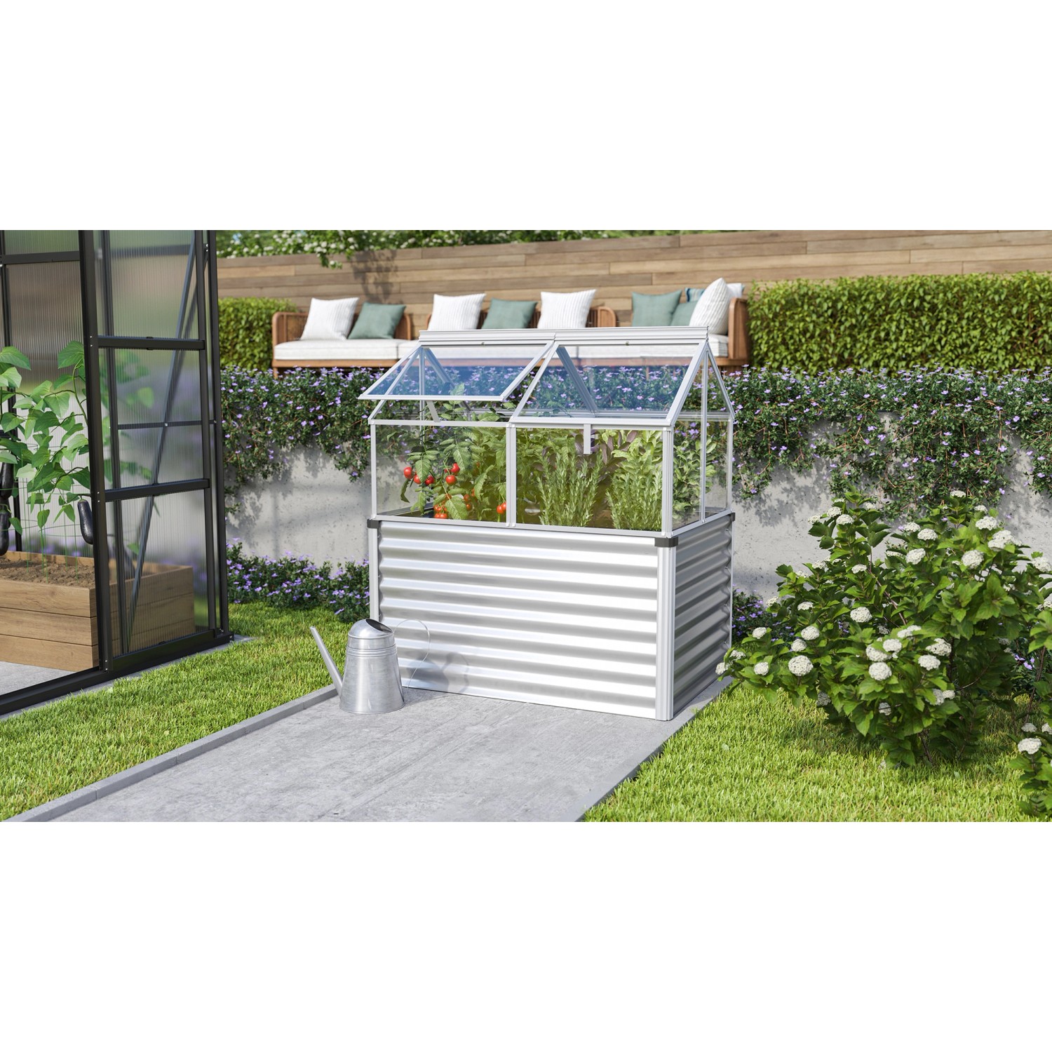 Vitavia Hochfrühbeet Gaia Jumbo 83 cm x 72 cm x 119 cm