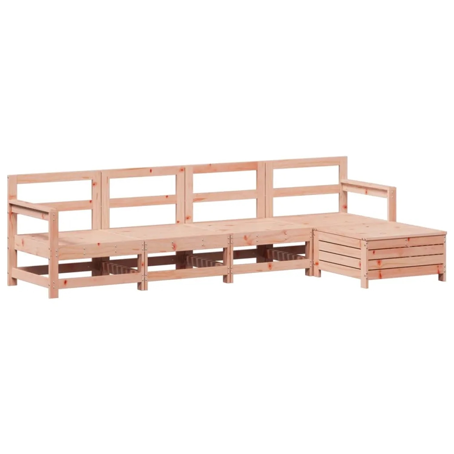 vidaXL 5-Tlg Garten-Sofagarnitur Massivholz Douglasie 3250854