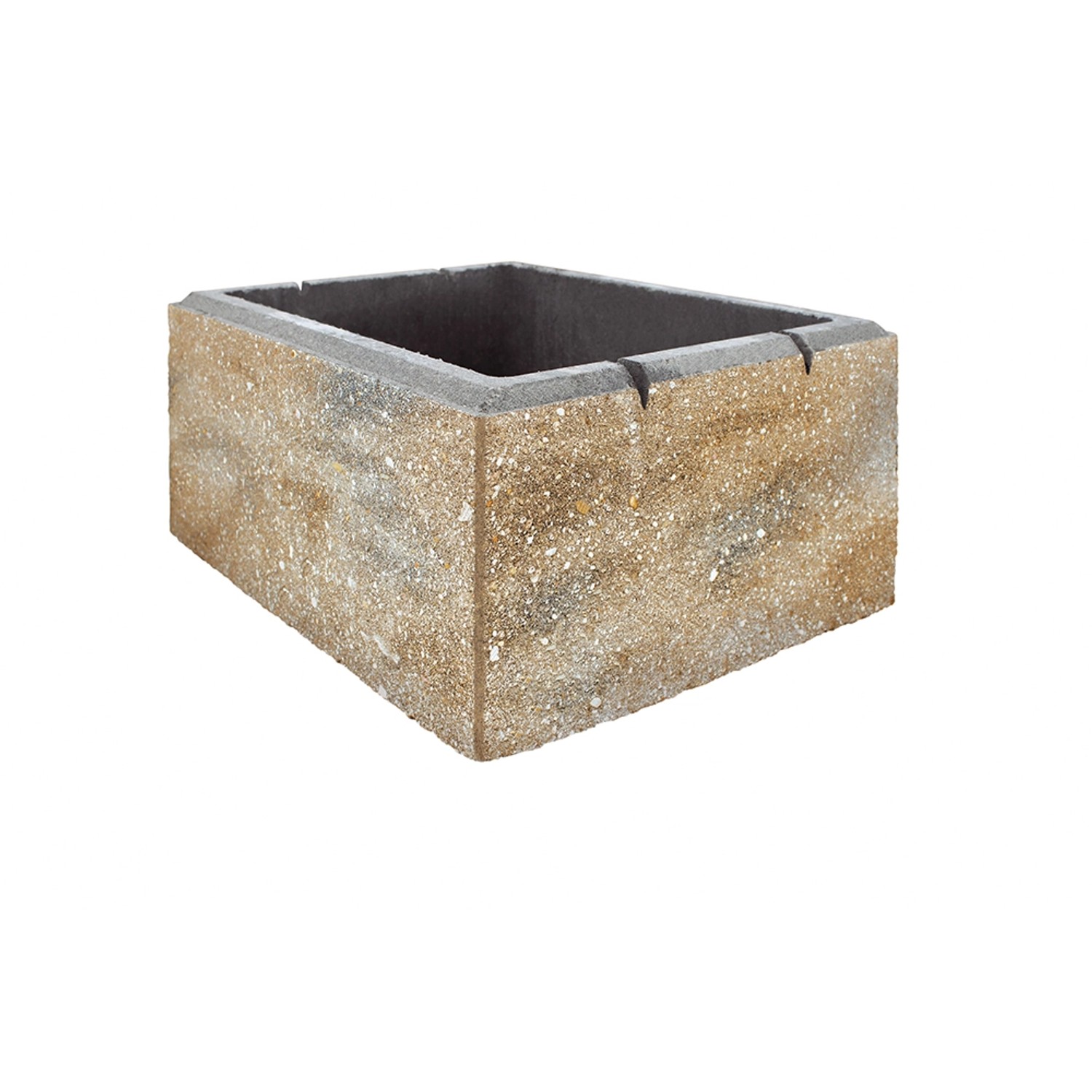 Diephaus Mauerstein Lessia Muschelkalk 50 x 40 x 20 cm