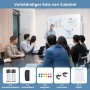 Costway Doppelseitiges Mobiles Whiteboard Weiß 120 x 90 cm_5