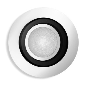Runder Philips Hue LED-Einbauspot Milliskin, White Ambiance, Aluminium.