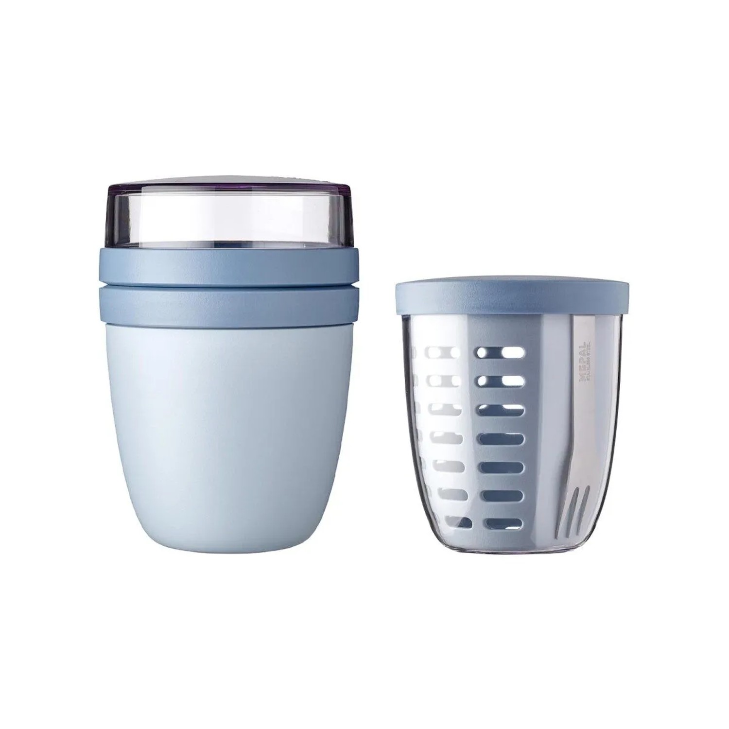 Mepal Ellipse Lunchpot mit Fruitpot Nordic Blue