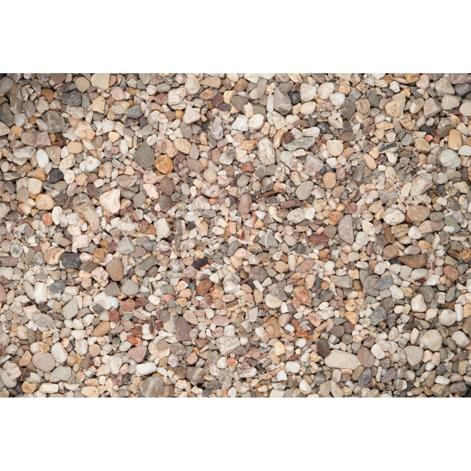 Buntkies Rhein, 8-16 mm, gemischt, ideal für Gartenwege und Dekoration.