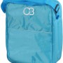Blaue Connabride Kühltasche mit 14 l Volumen und Tragegurt.