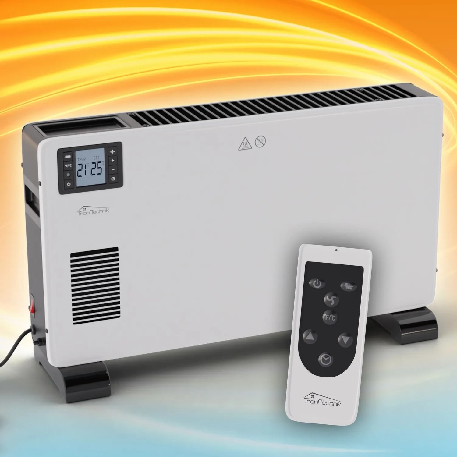 MaxxHome Elektroheizer Konvektor - Elektrische Heizung - 2000W