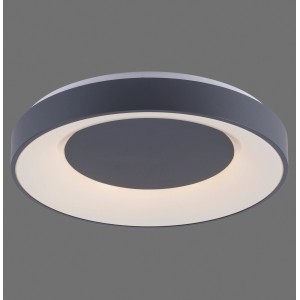 App-steuerbare LED-Deckenleuchte Lolasmart-Anika, schwarz, Ø 48cm. Smarte Leuchte für individuelles Licht.