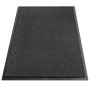 Anthrazitfarbene Karat Schmutzfangmatte SKY, 120x180 cm, mit robustem Flor und rutschfester Vinyl-Unterseite.