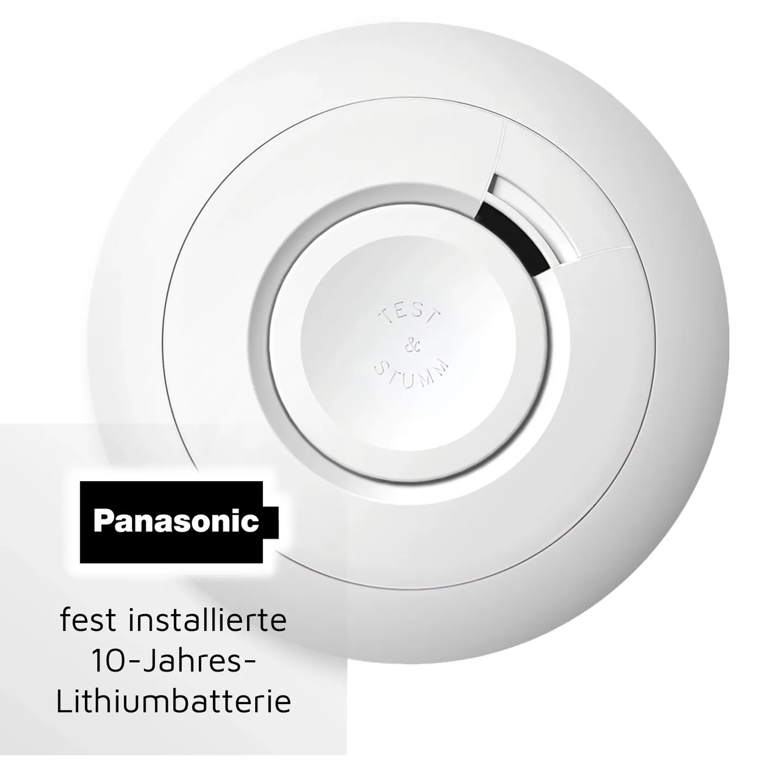 Ei Electronics Rauchmelder Ei650: Weißer Rauchmelder mit 10-Jahres-Batterie.