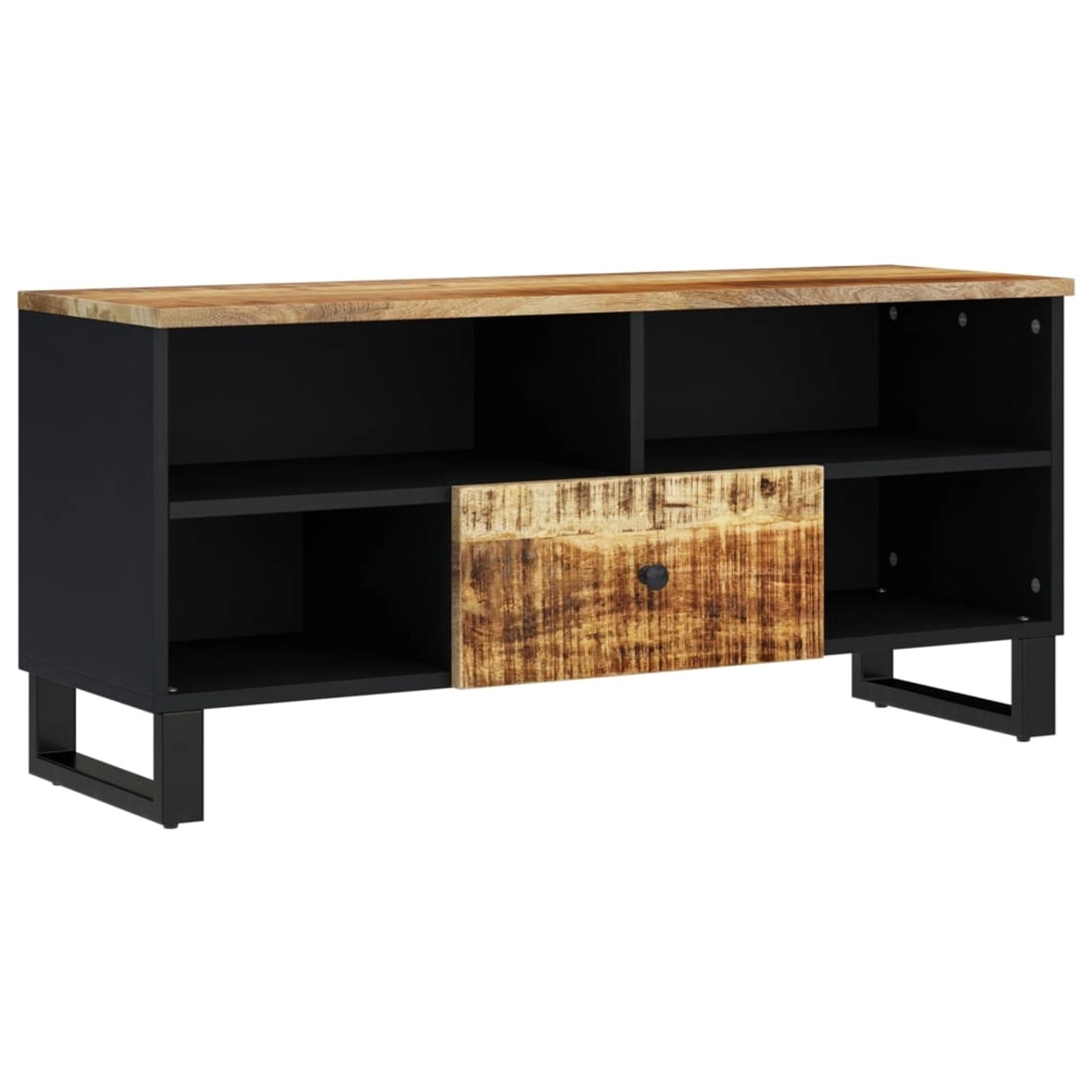 VidaXL TV-Schrank 100x33x46 cm Massivholz Mango & Holzwerkstoff  Modell 1