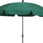 Grüner Siena Garden Marktschirm, Ø 200 cm, mit Push-Up Mechanik für einfache Bedienung.