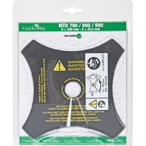 MTD Ersatzmesser für Rasentrimmer, passend für MTD 790AST/890/990 und Wolf GT-S4-29DL.