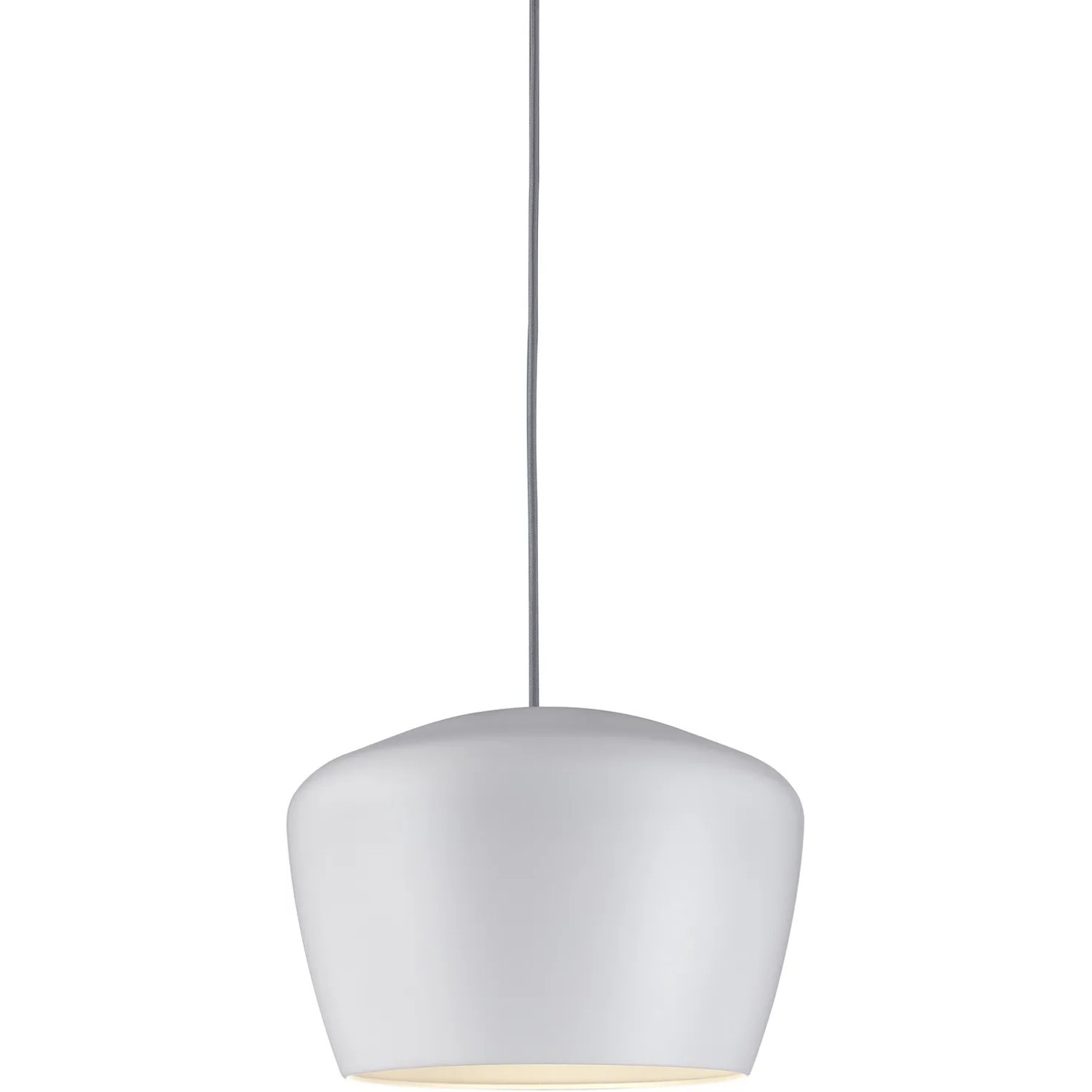 Weißer Paulmann URail Lampenschirm 2Easy Pom, Ø 35 cm, für Schienensysteme.
