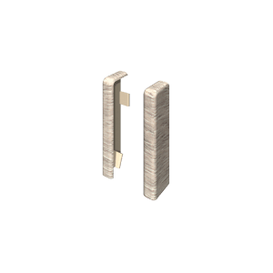 Egger Endstück 6 cm Esche Grau 2 Stück