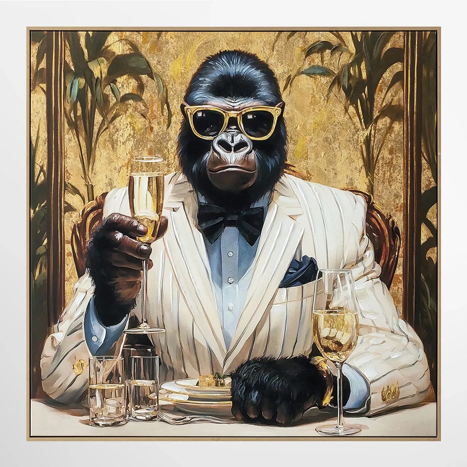 ArtUniverse Leinwandbild Boss Mode 100 x 100 cm