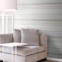 Beige Marmor Optik Vliestapete von Origin Wallcoverings im Wohnraum.