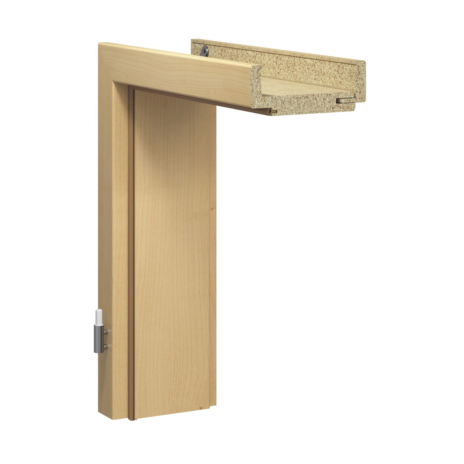 Zarge GL74 CPL Holznachbildung Ahorn 98,5 x 198,5 x 24 cm Anschlag L