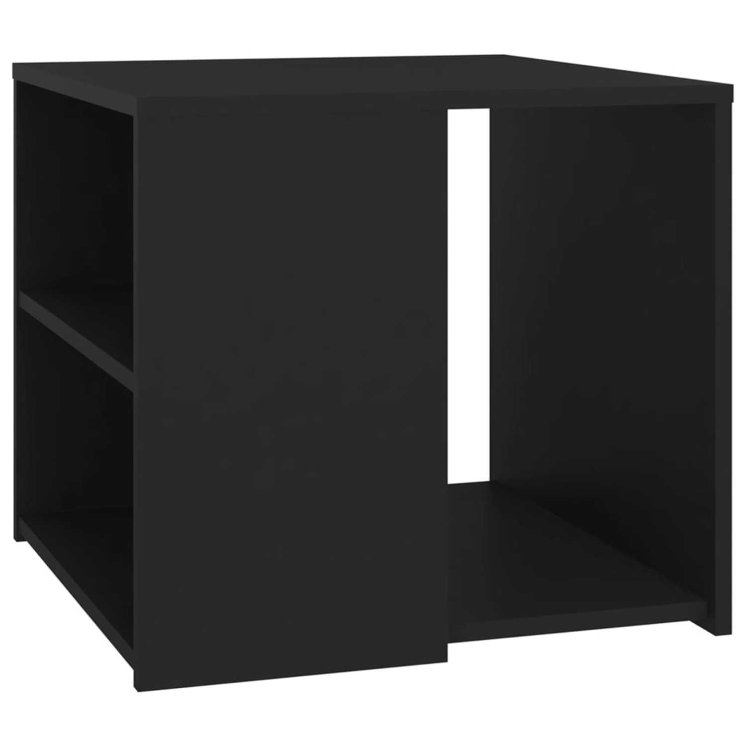 vidaXL Beistelltisch Schwarz 50x50x45 cm Holzwerkstoff günstig online kaufen