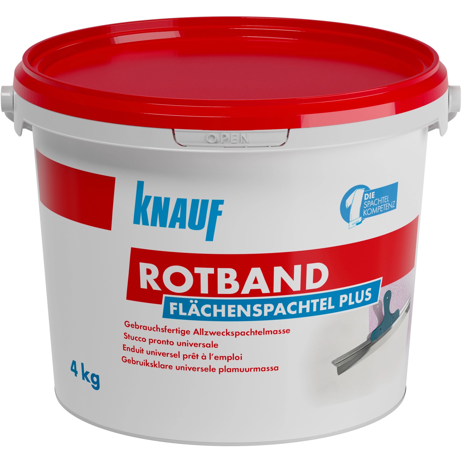 Knauf Rotband Flächenspachtel Plus 4 kg