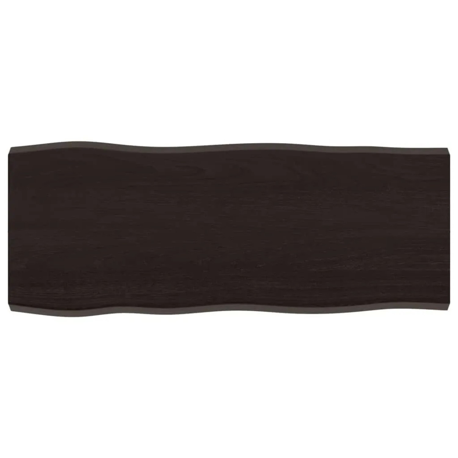 vidaXL Tischplatte 100x40x2-4 cm Massivholz Behandelt Baumkante 364014