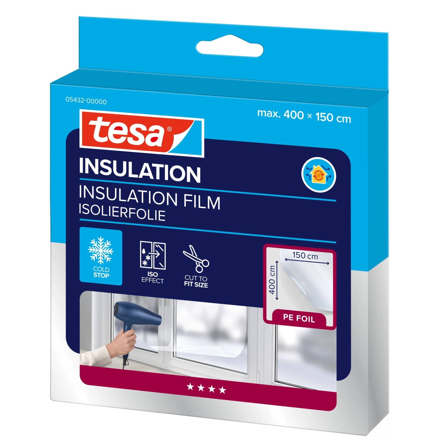 Tesamoll Thermo Cover Fensterisolierfolie 4 m günstig online kaufen