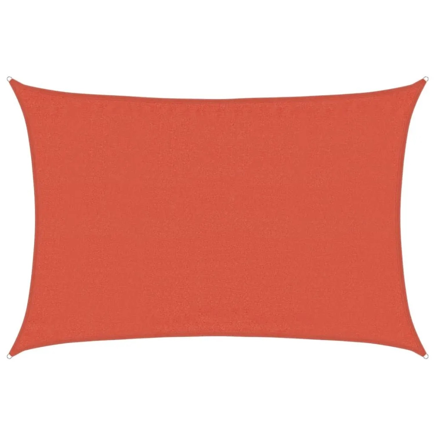 vidaXL Sonnensegel 160 g/m² Rechteckig Terrakottarot 3,5x4,5 m HDPE 311351 günstig online kaufen