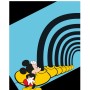 Komar Wandbild: Mickey Mouse im Tunnel, 40x50 cm. Dekoratives Bild für Kinderzimmer.