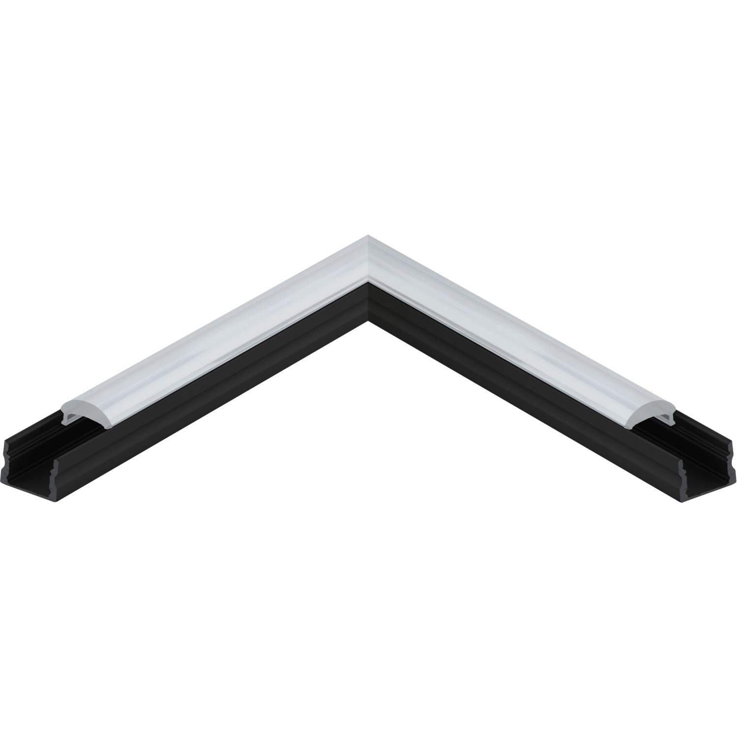 Eglo Alu Eckverbinder für LED-Aufbauprofil 3 Schwarz Corner Connector