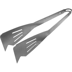 BBQ Besteck-Set, 4-teilig, aus Edelstahl. Grillzange für Grillgut.