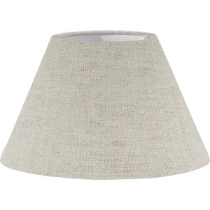 PR Home Empire Florenzo-Stein Lampenschirm Beige Leinen 22x13,5cm mit Klammer Befestigung