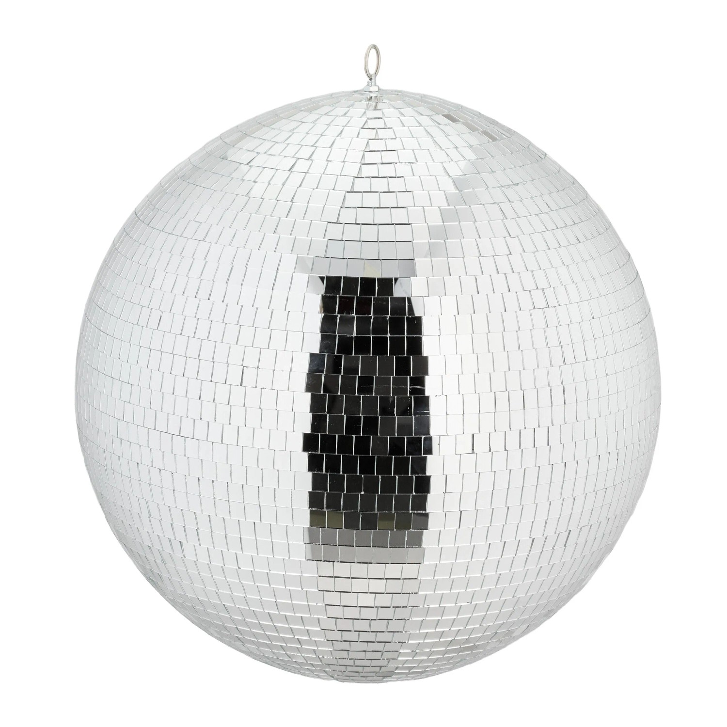 Relaxdays Discokugel Glas Silber Mit Öse ø 50 cm 3,3 kg