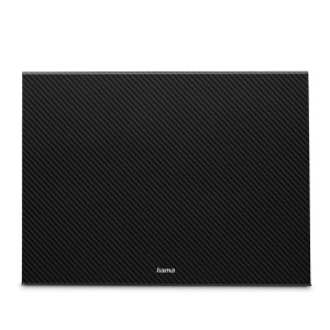 Hama Laptop-Stand Carbon, bis 47cm, in Schwarz mit Carbonoptik für Computerzubehör.