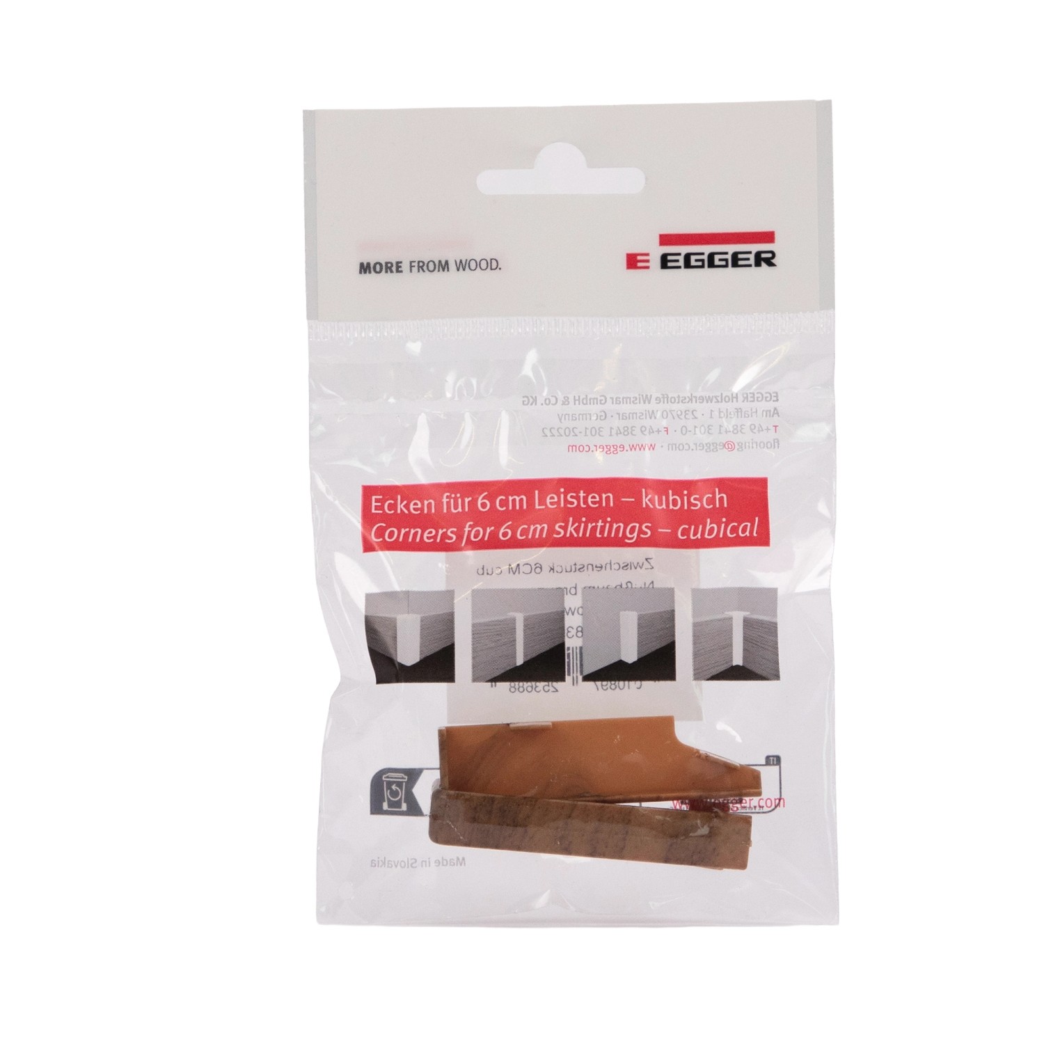 Egger Zwischenstück 6 cm Nußbaum Braun 2 Stück günstig online kaufen