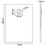 vidaXL Duschwanne SMC Weiß 100x70 cm 144771_6