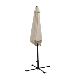 Lex Metall Sonnenschirmständer Schirmständer Schirmhalter Kreuzfußständer Schwarz