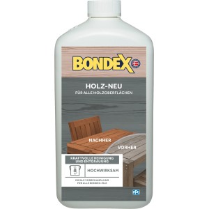 Bondex Holz Neu Transparent 1 l Holzlasur für Gartenmöbel und Holzdecks.
